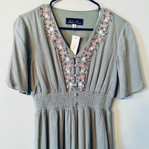 NWT embroidered dress